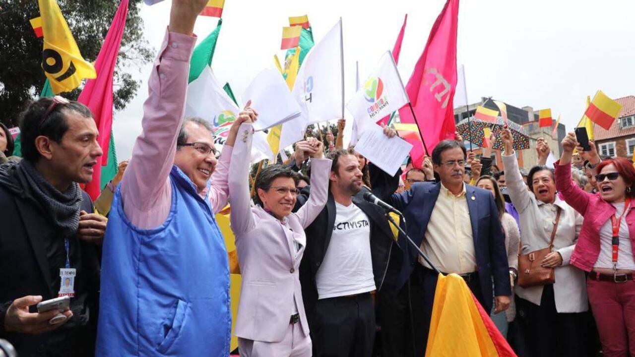 Por ahora, Claudia López suma el apoyo de candidatos con apoyo minoritario.