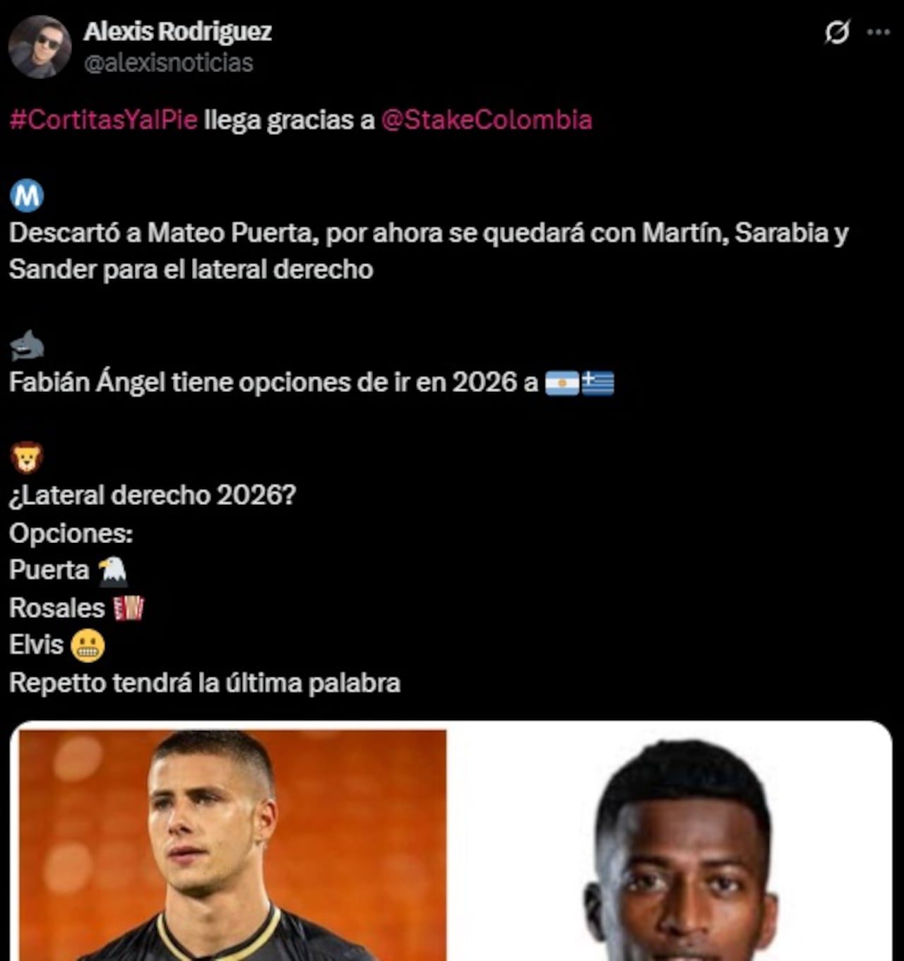 Pantallazo X: @alexisnoticias