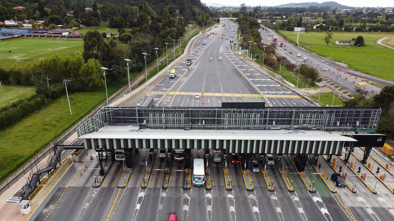 Salida de viajeros Autopista Norte Bogotá