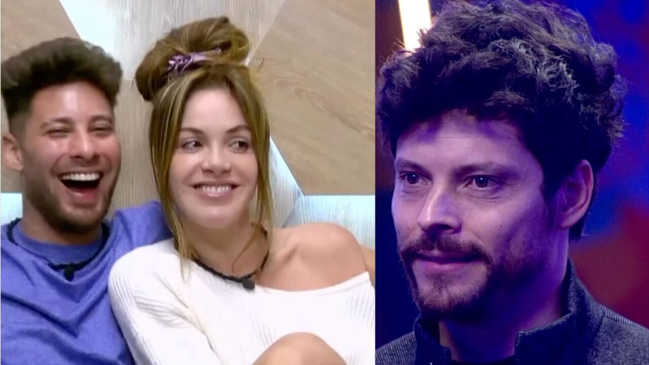 Nataly Umaña, Miguel Melfi y Julián Trujillo en La casa de los famosos