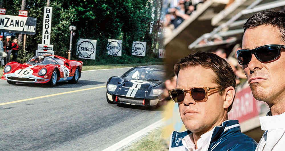Más que contra Ferrari, Carroll Shelby (Matt Damon) y Ken Miles (Christian Bale) pelean contra la estructura de la Ford, que los financia y los refrena a la vez.