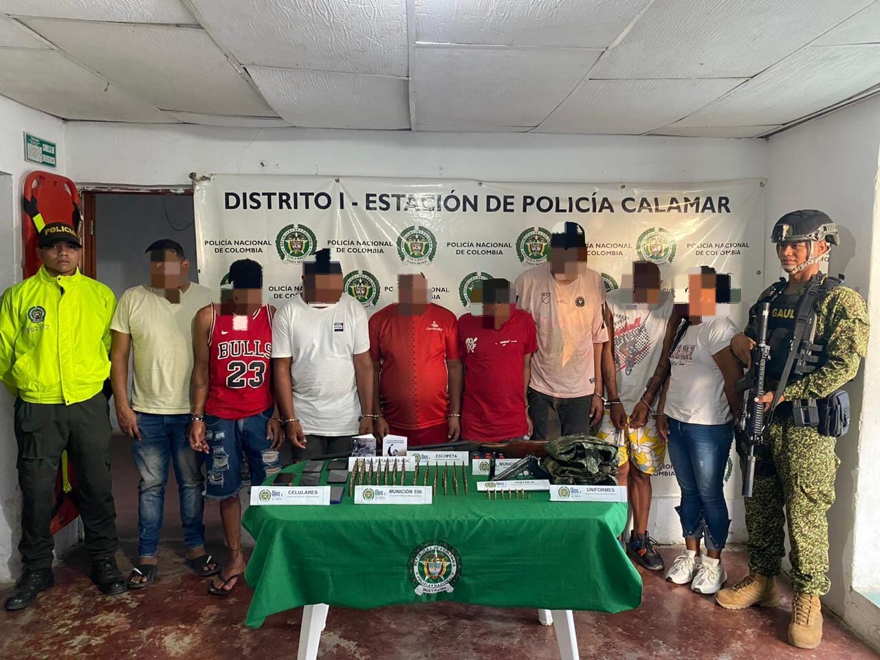 Golpe al Clan del Golfo: desarticulada subestructura dedicada a extorsiones y homicidios en Bolívar; les incautaron todo un arsenal