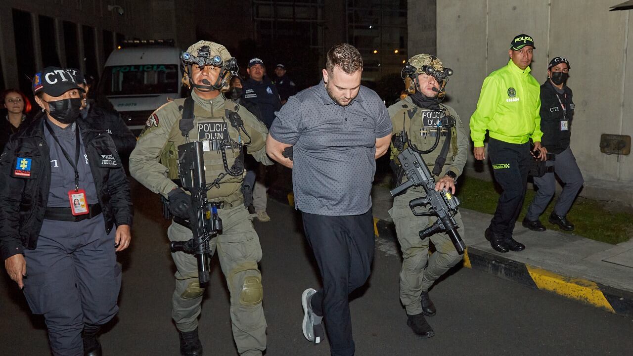 John Poulos, presunto asesino de la DJ Valentina Trespalacios.