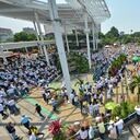 Más de 8 mil personas salieron a marchar en Cali contra las políticas del gobierno Petro.