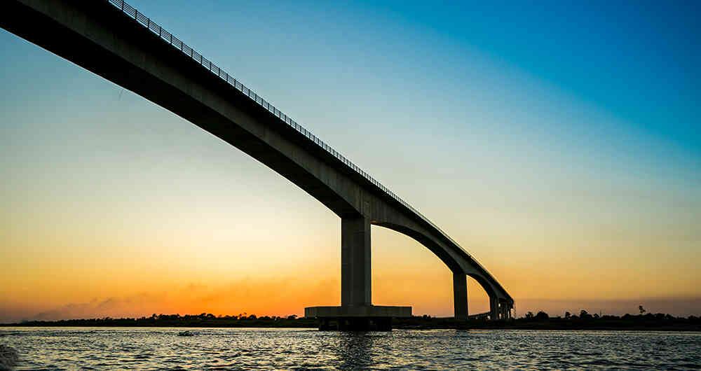 El puente Roncador conectará al sur de Bolívar con el centro del país. Será el más largo de Colombia. Foto: Wilfredo Amaya / Fondo Adaptación