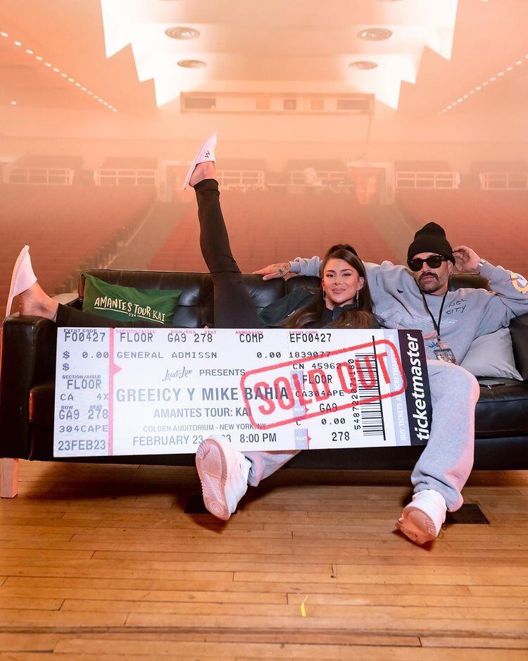 Greeicy Rendón y Mike Bahía