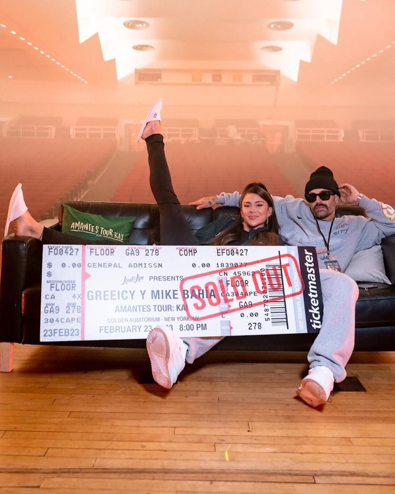 Greeicy Rendón y Mike Bahía