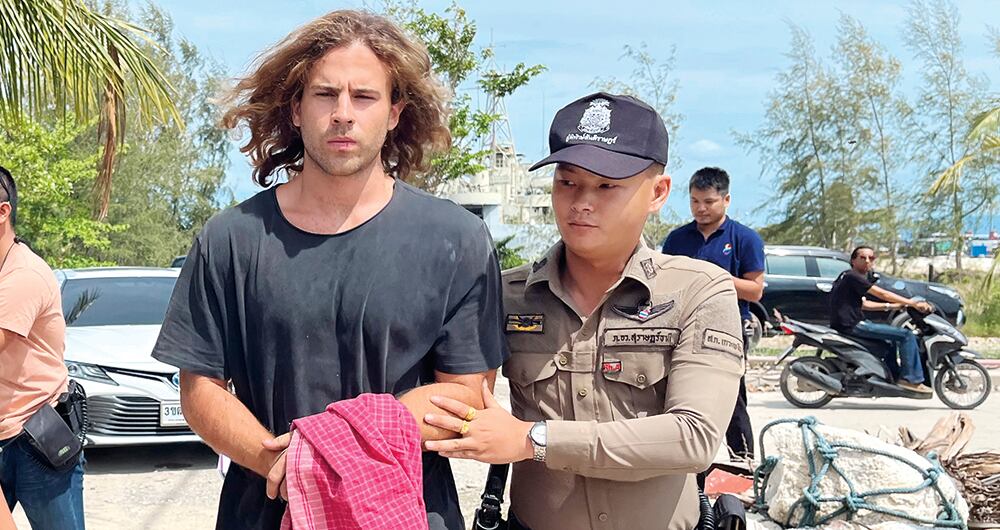 Daniel Sancho es capturado por las autoridades tailandesas. 