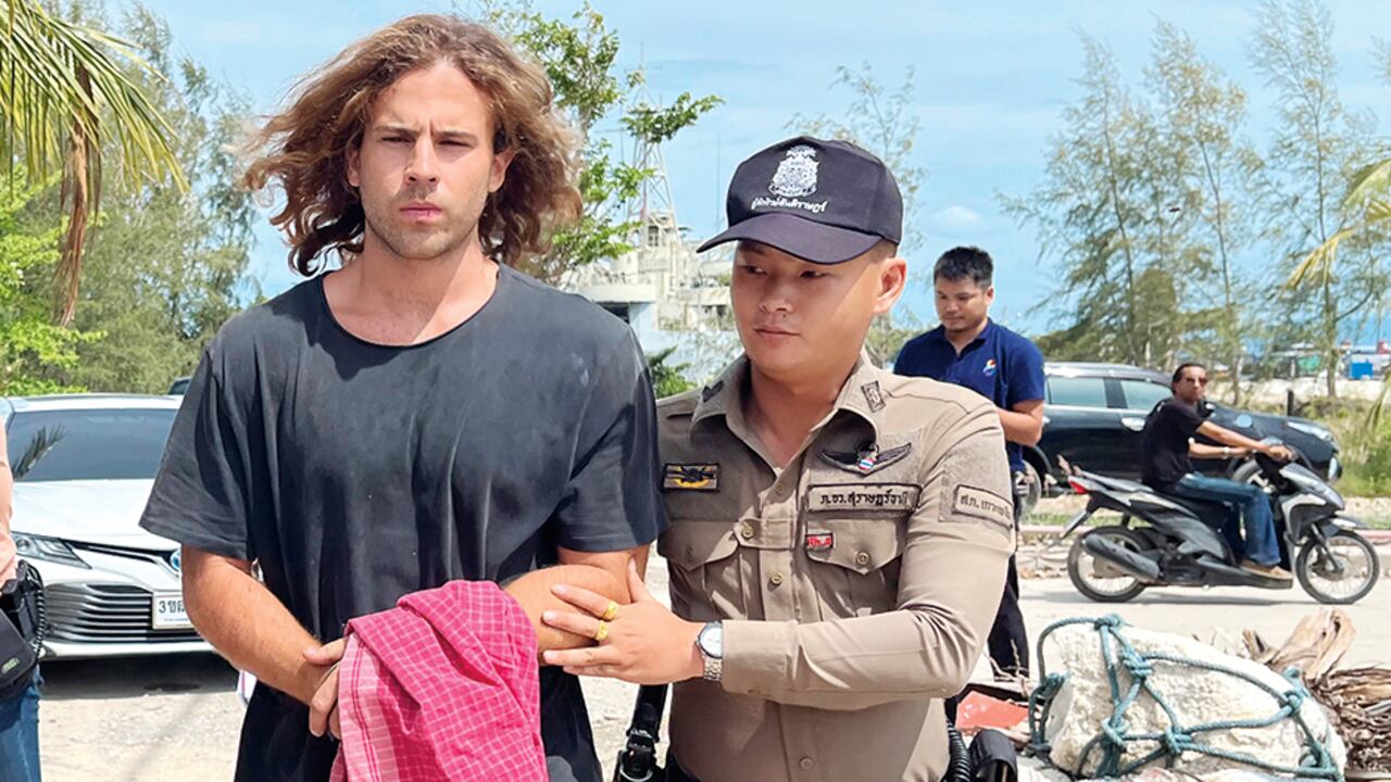 Captura de Daniel Sancho en Tailandia.