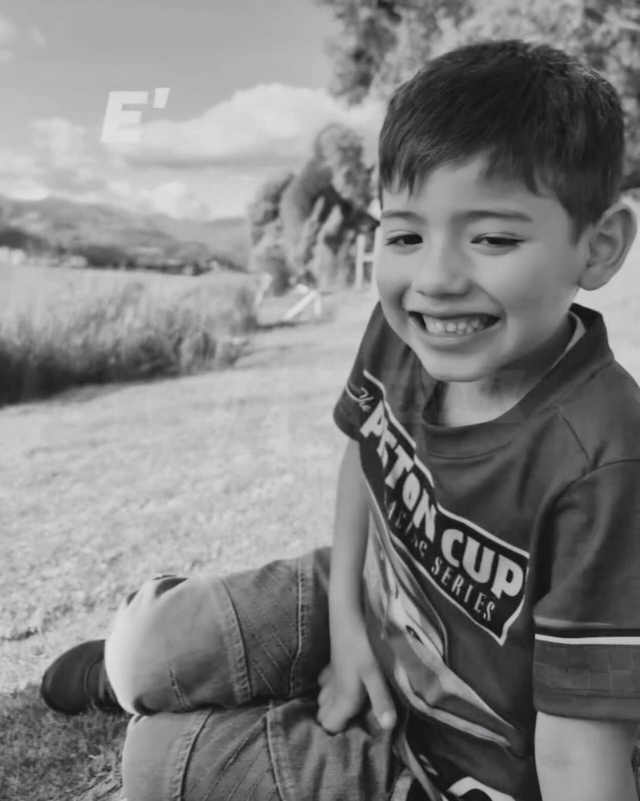 Él era Alán Tomás, de 7 años. La foto se publica con autorización de su señora madre.