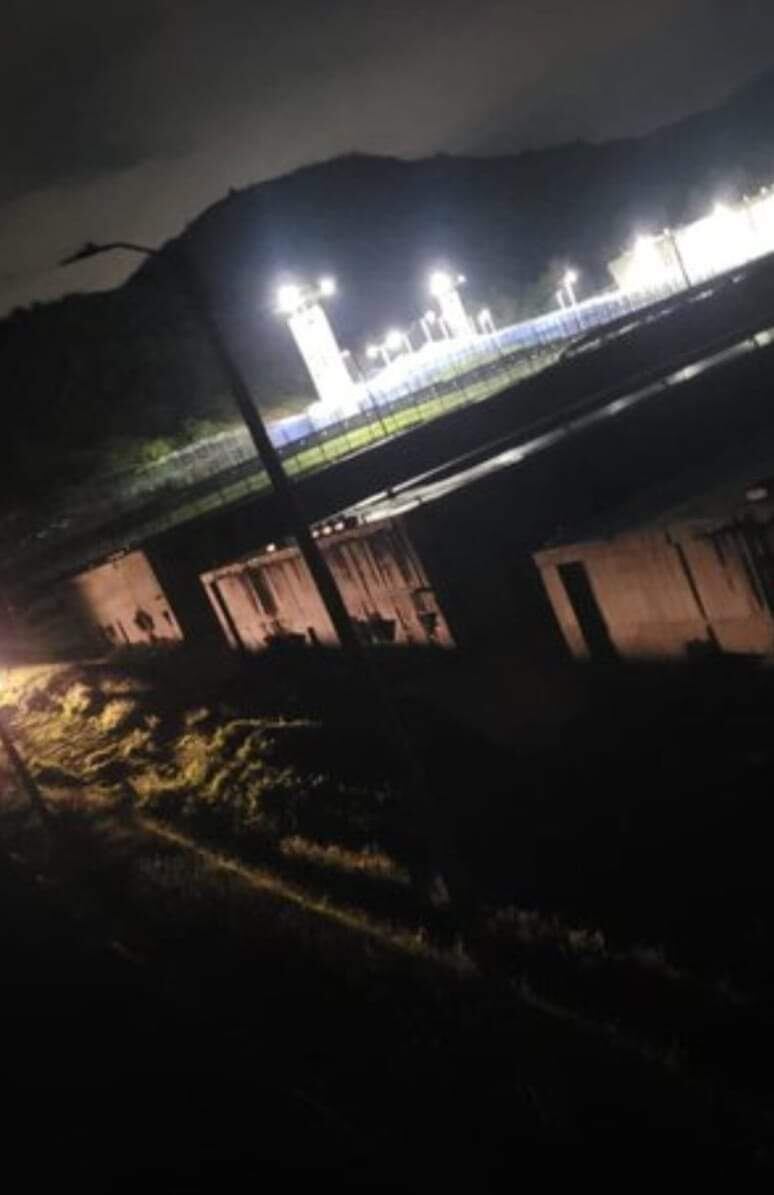 Así luce la cárcel sin el servicio de energía eléctrica.