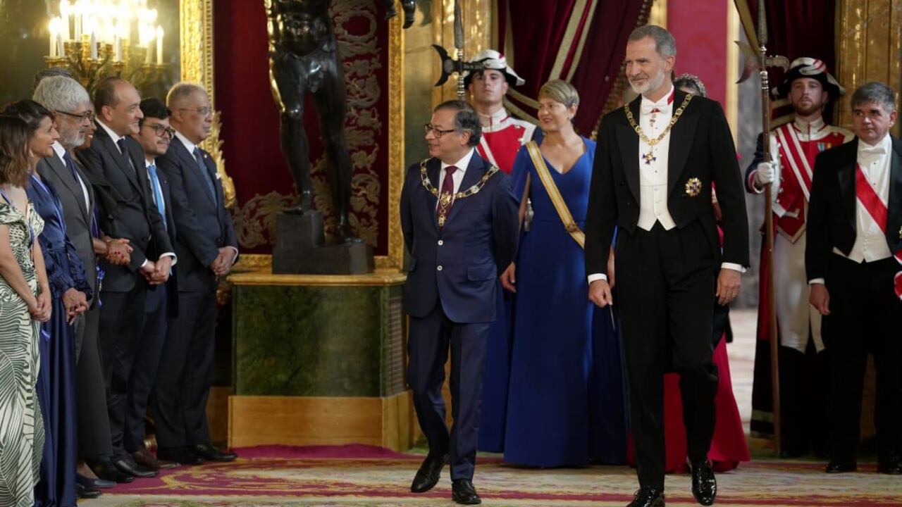 Presidente Gustavo Petro y Su Majestad Don Felipe VI, Rey de España