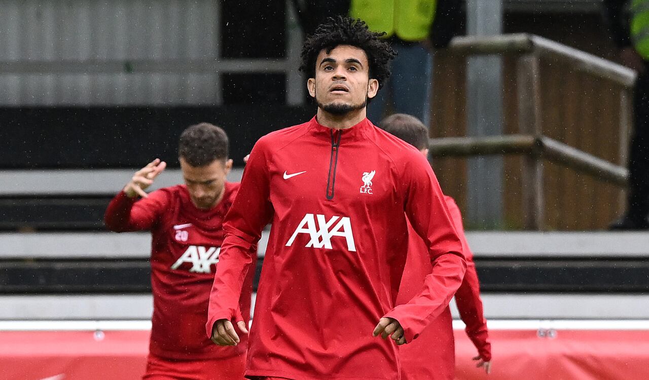 Luis Díaz prepara su temporada 2023/2024 con el Liverpool.