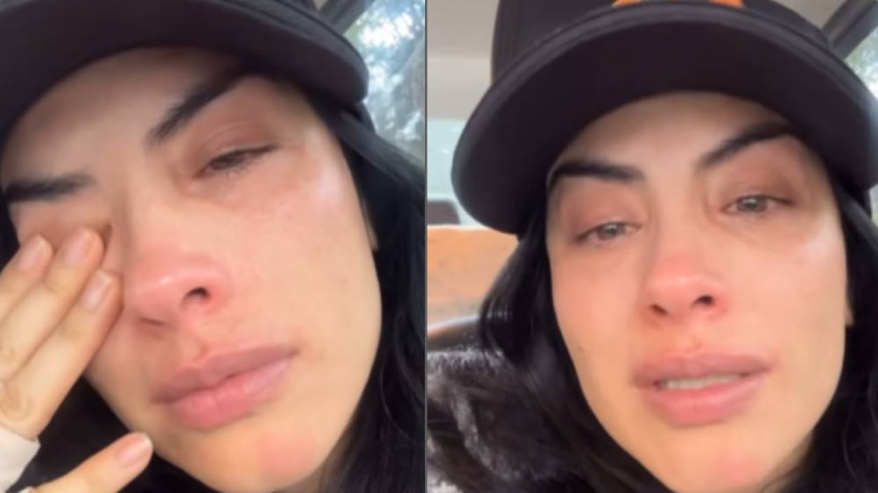 La modelo plasmó en redes sociales que no estaba pasando por un buen momento.