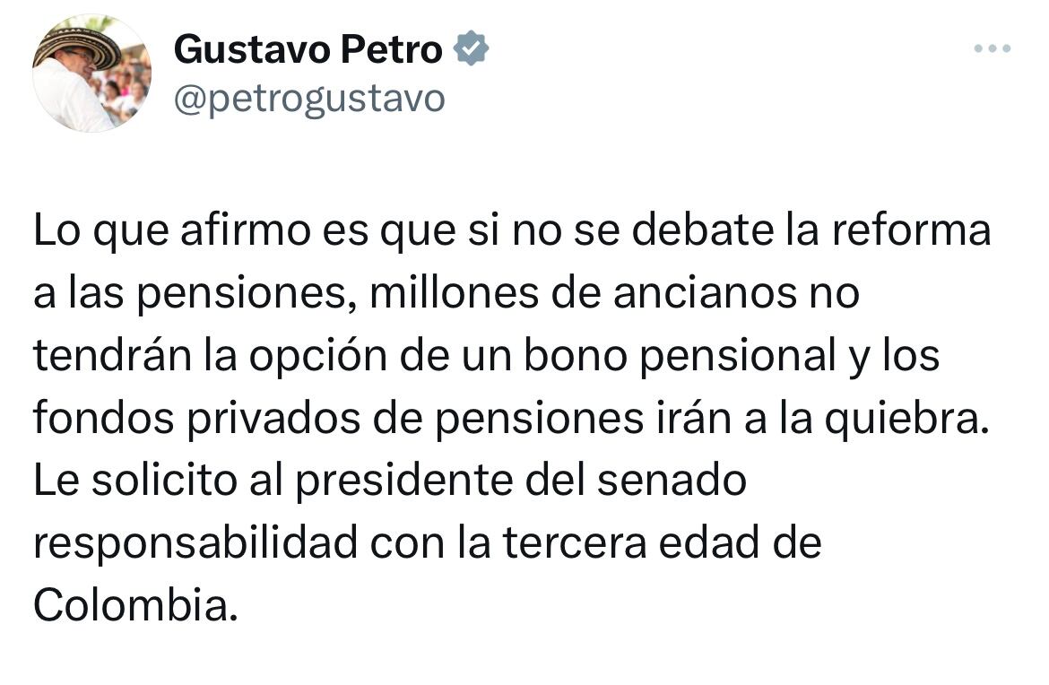 Mensaje presidente Gustavo Petro