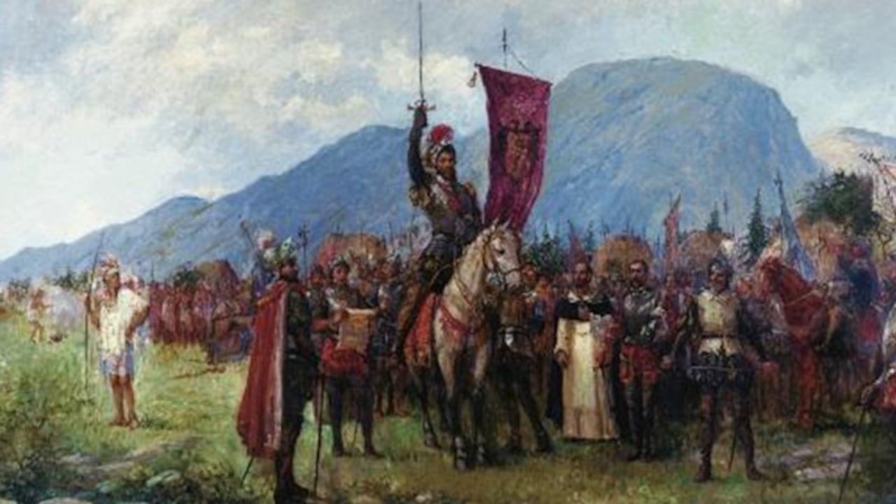 Imagen de la fundación de Bogotá.