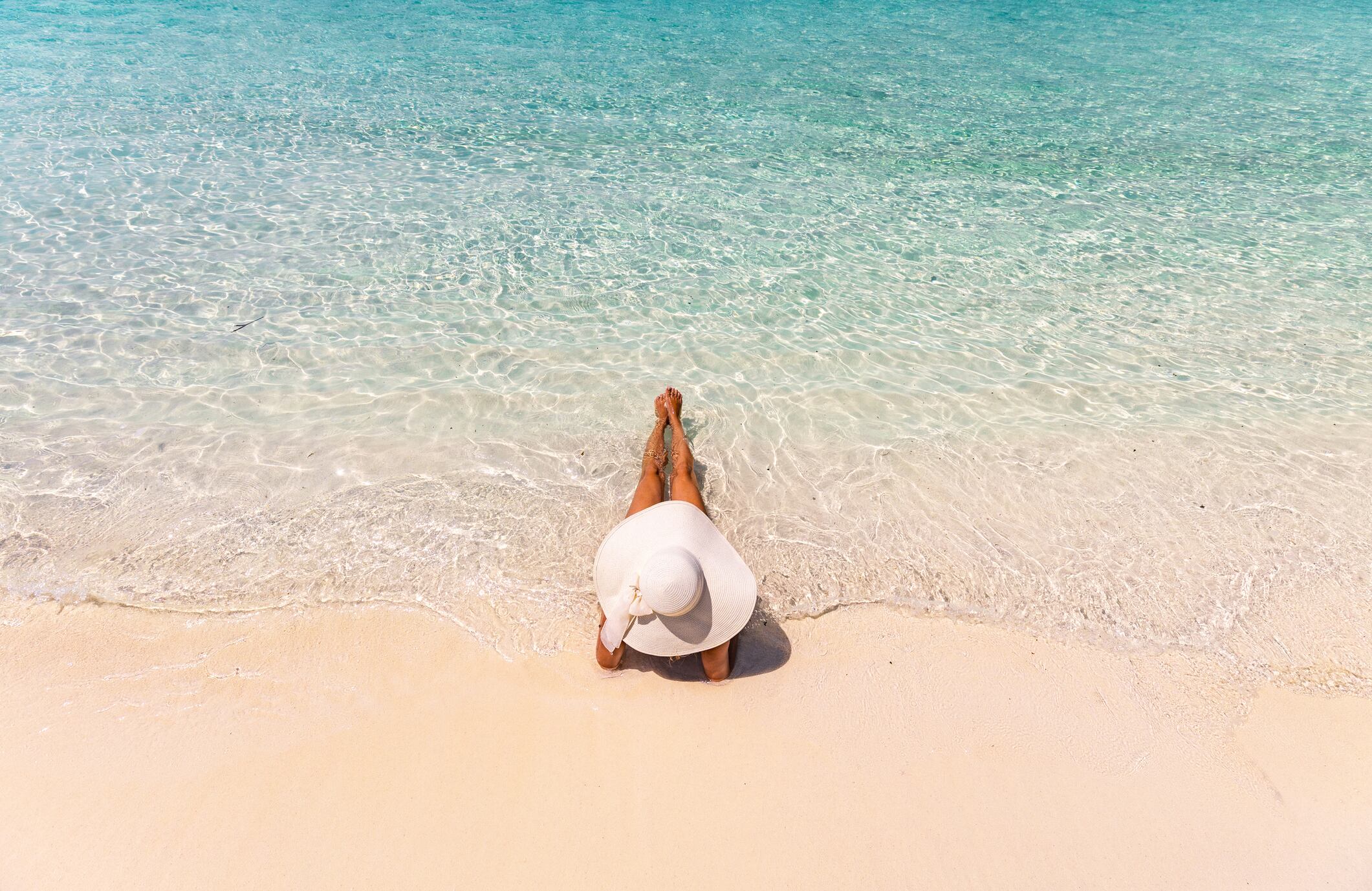 Playa de arena blanca