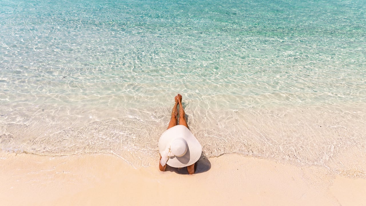Playa de arena blanca