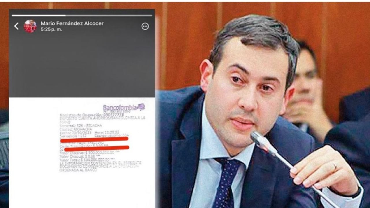 El candidato a la Gobernación de Sucre, Mario Fernández Alcocer, y la foto que publicó en su Whastapp.