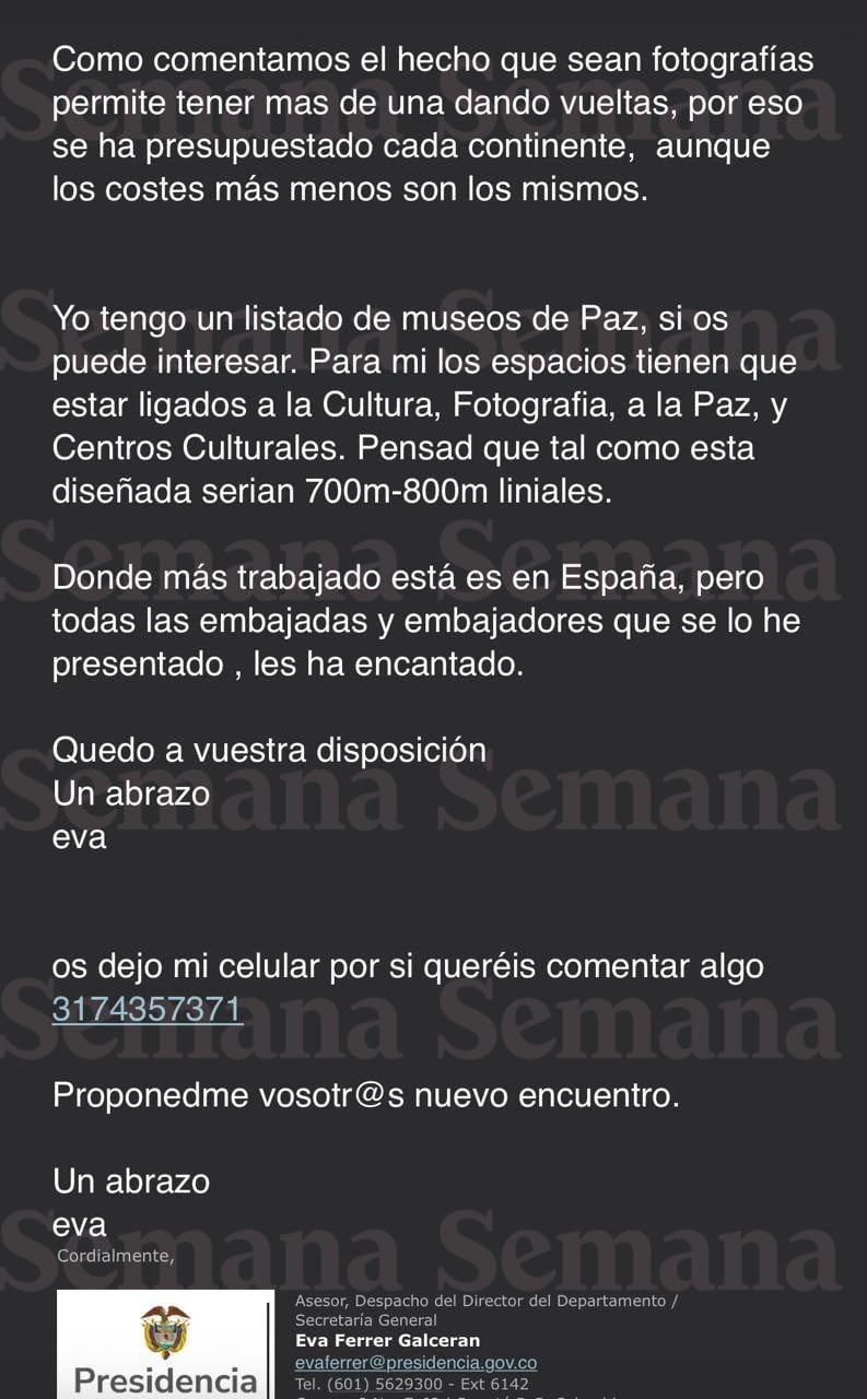 Eva Ferrer documentos
