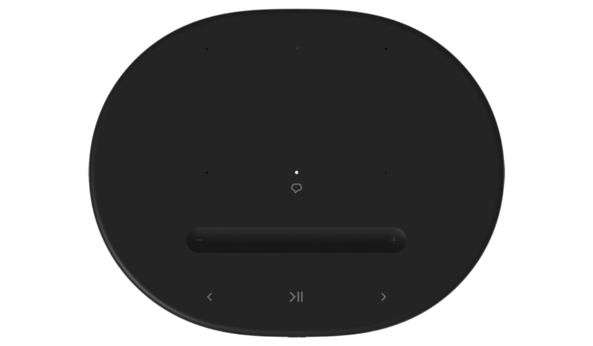 El parlante sonos Move 2 cuenta con controles táctiles en la parte superior.