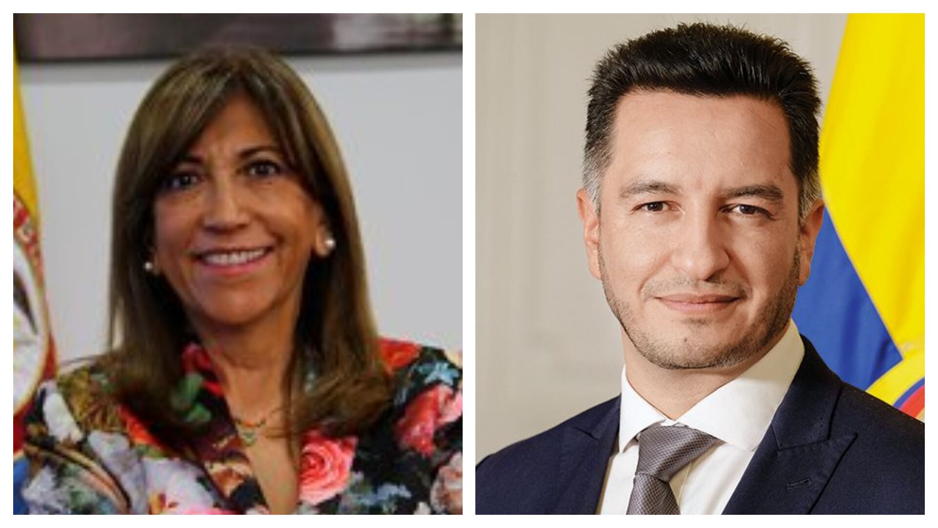 Martha Lucía Zamora y Andrés Idárraga.