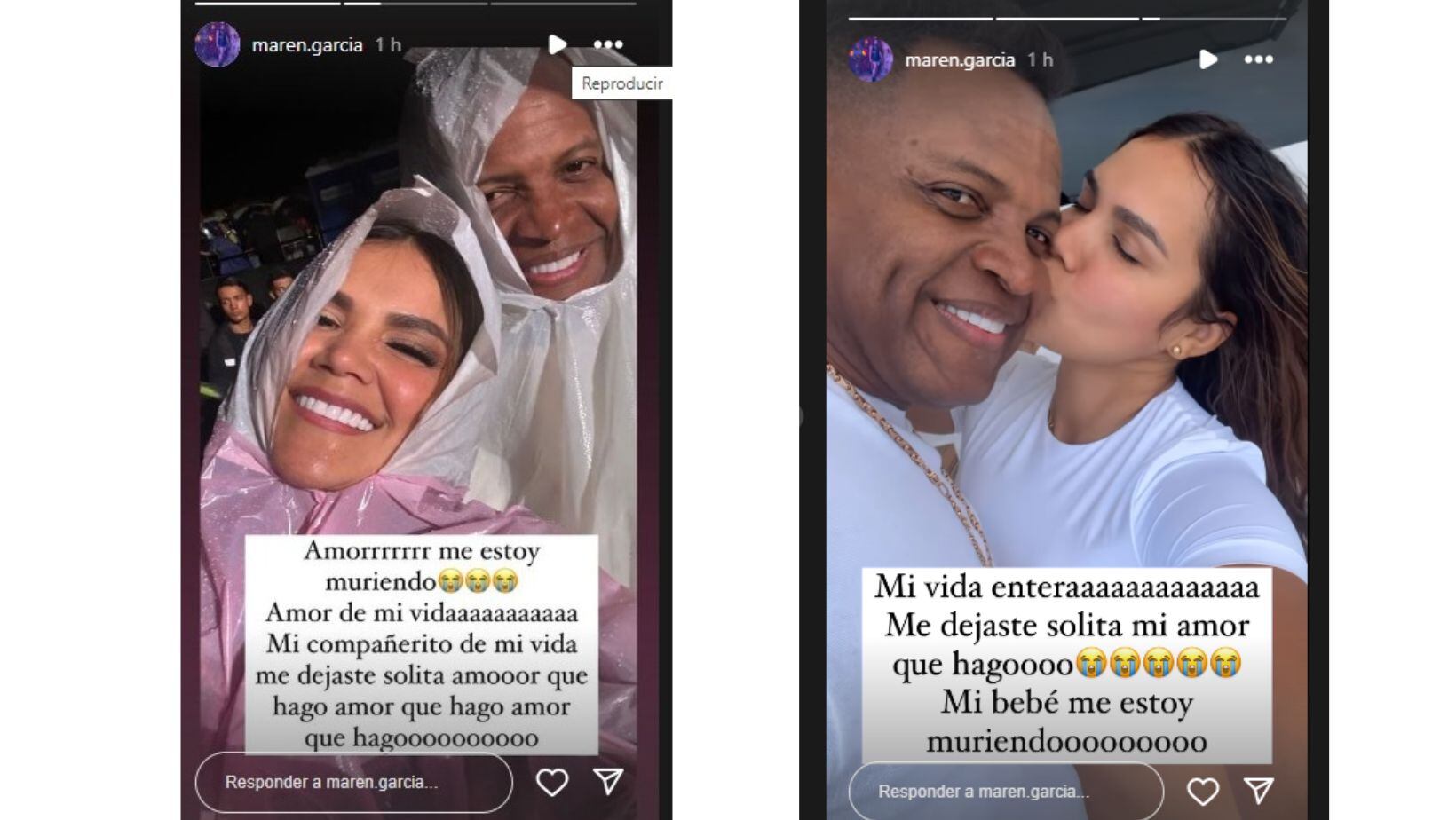 Conmovedores mensajes con los que la esposa de Omar Geles enfrenta su muerte: "me dejaste solita"