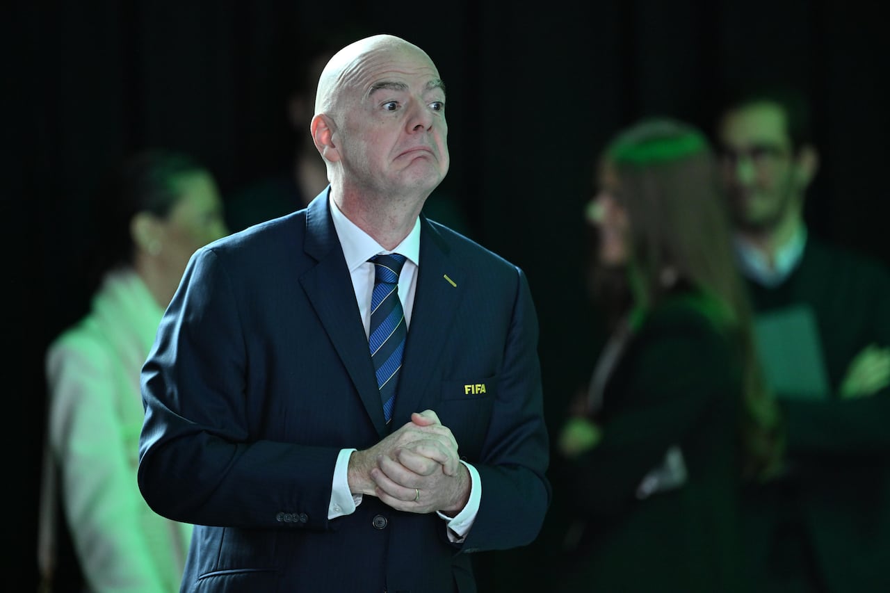 Gianni Infantino, presidente al mando de la FIFA