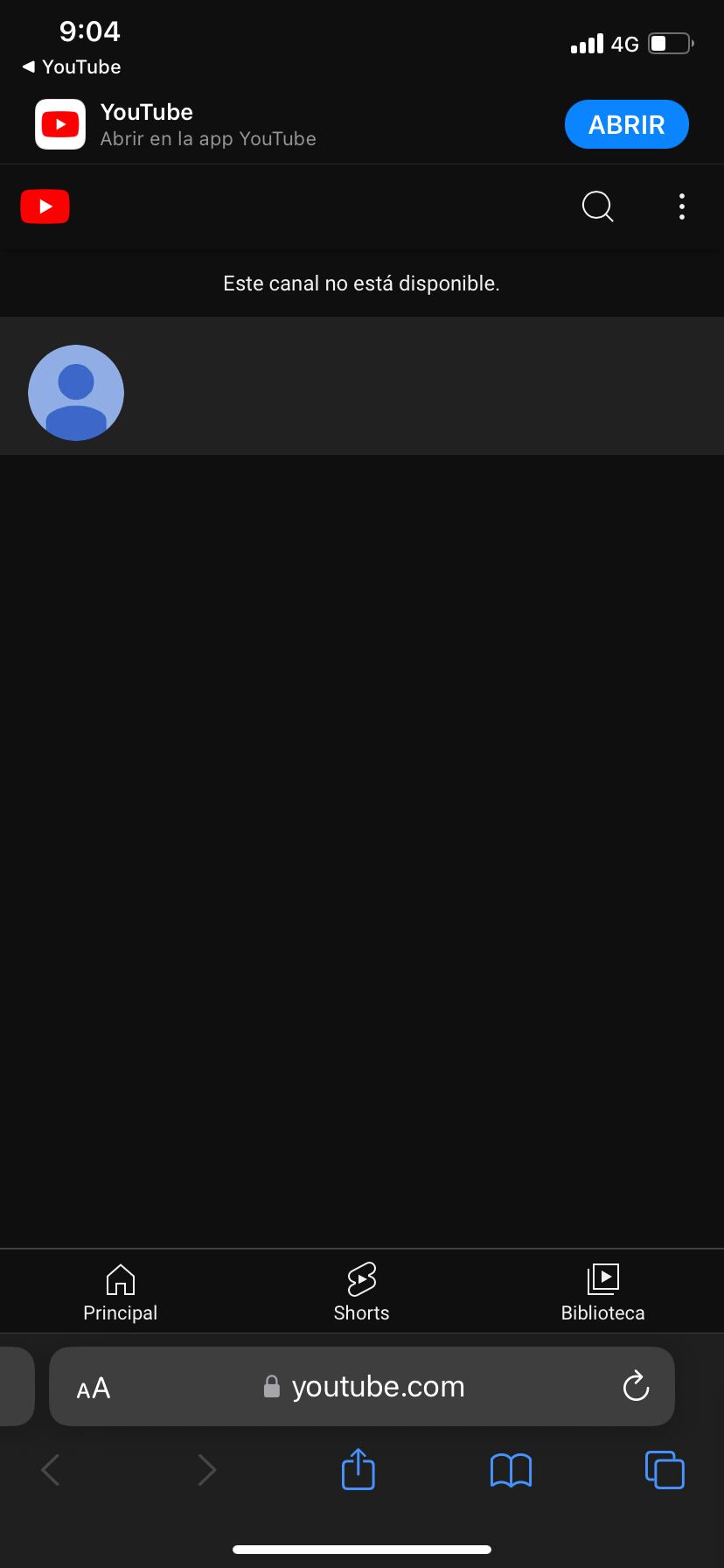 YouTube desactivó temporalmente el canal de TVES