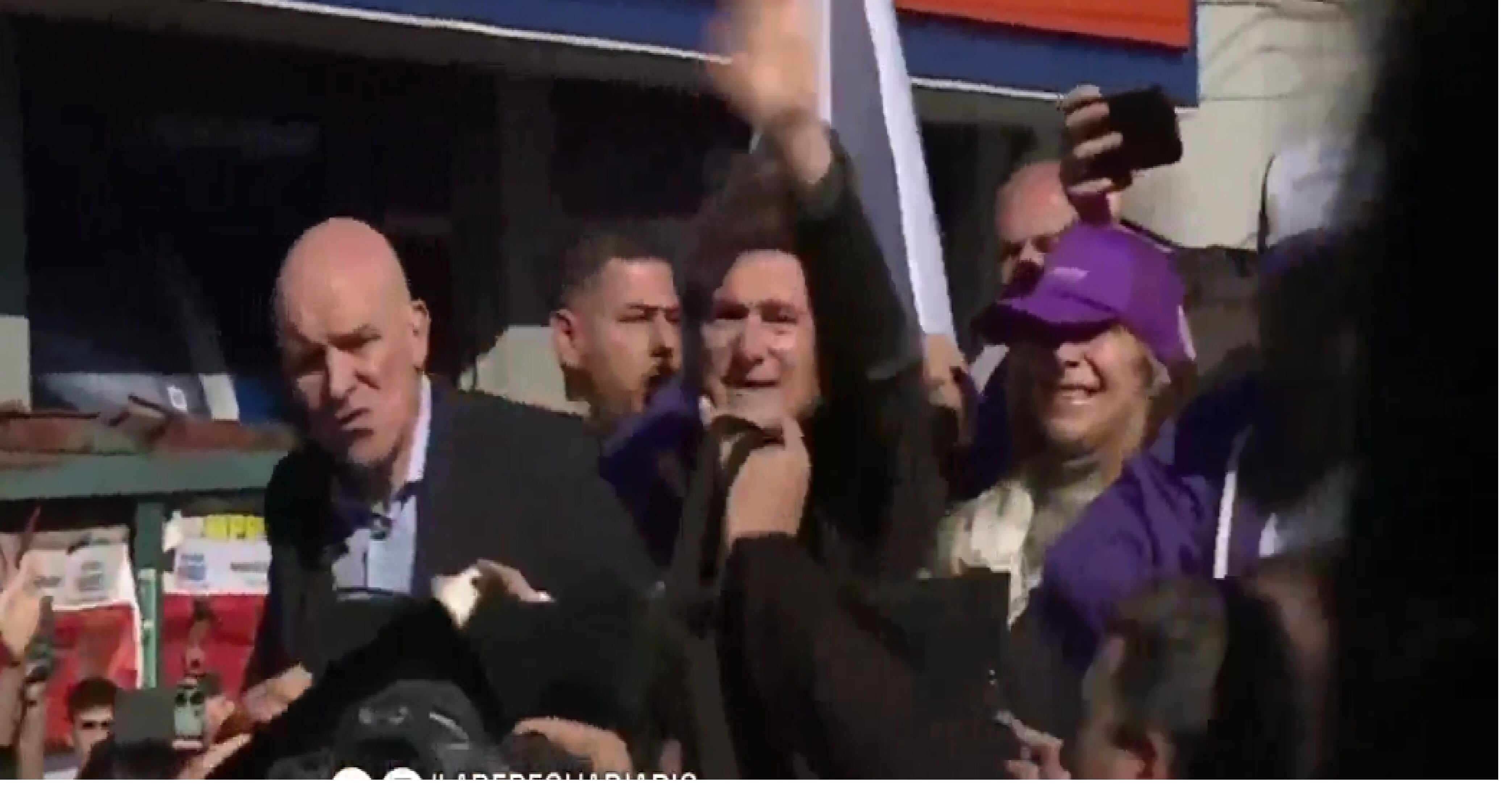 Javier Milei ataque - Imagen de Redes Sociales-