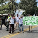 Manifestaciones en La Mojana afectan a varios municipios de Antioquia.