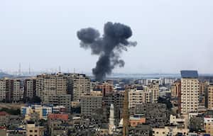 Tras el mortífero ataque, Israel respondió y lanzó varios ataques contra Hamás en la Franja de Gaza.