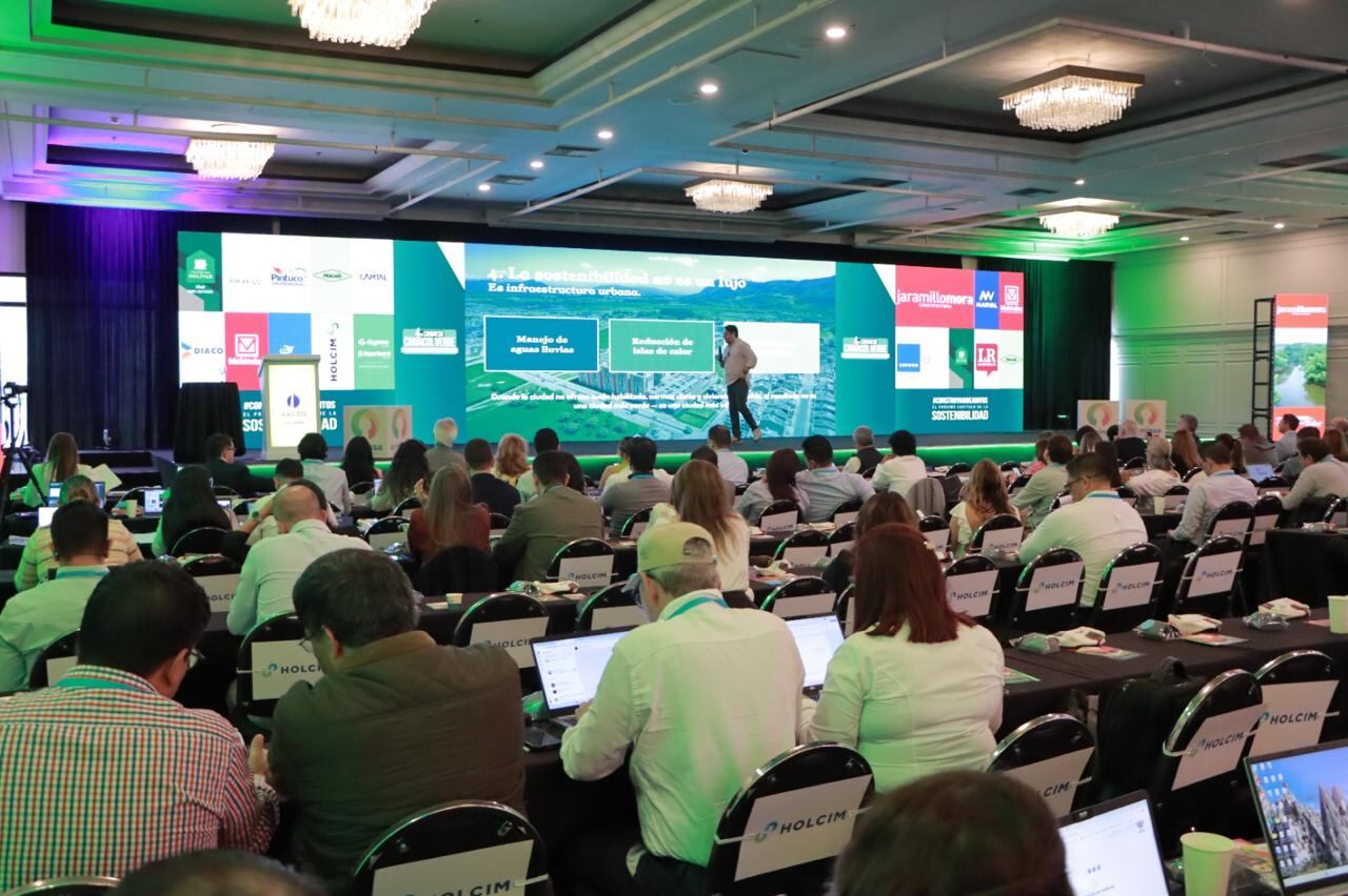 Congreso Camacol Verde, que se realiza por cuarta vez, en esta ocasión, en Medellín.