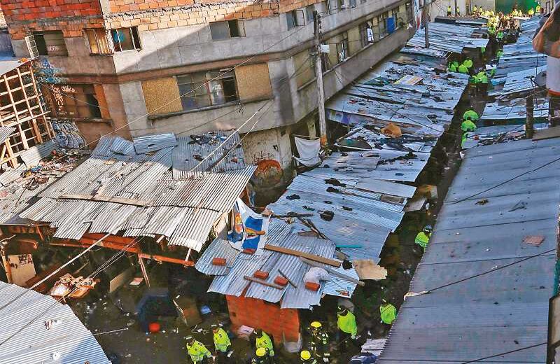 Durante años así se veía la zona del Bronx, en el centro de Bogotá.