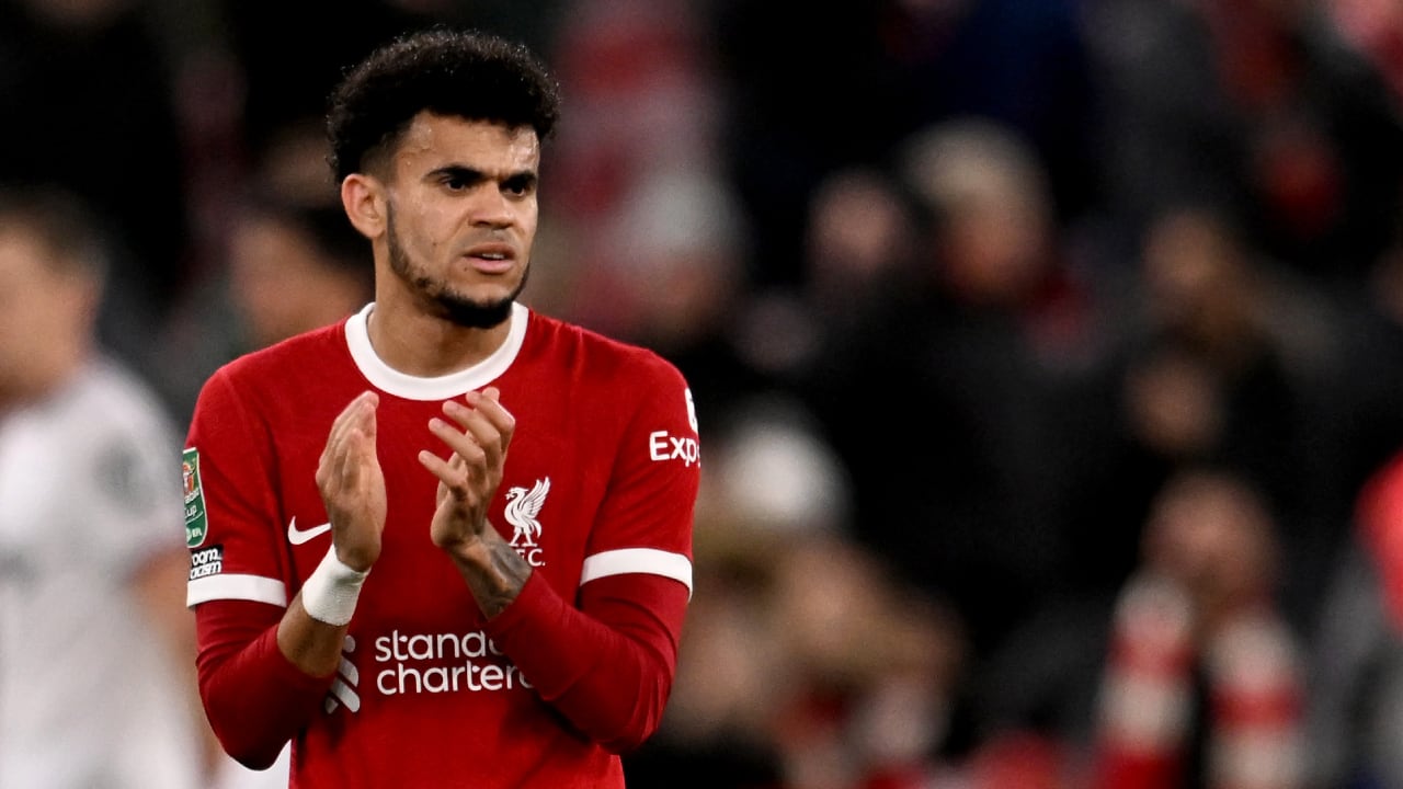 Luis Díaz jugó apenas unos minutos en la victoria sobre West Ham en Carabao Cup