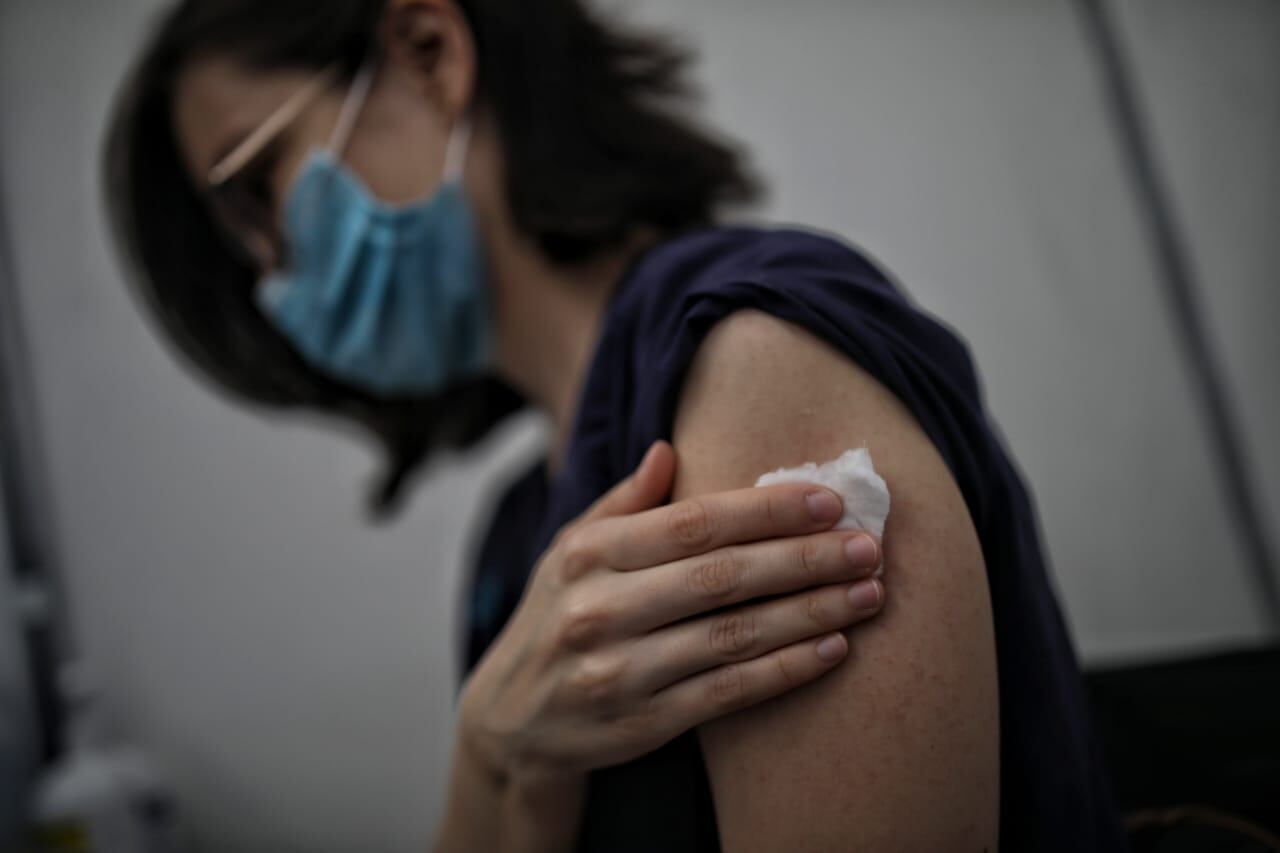 Primer día Jornada de vacunación contra Covid19 al  personal medico de primera linea