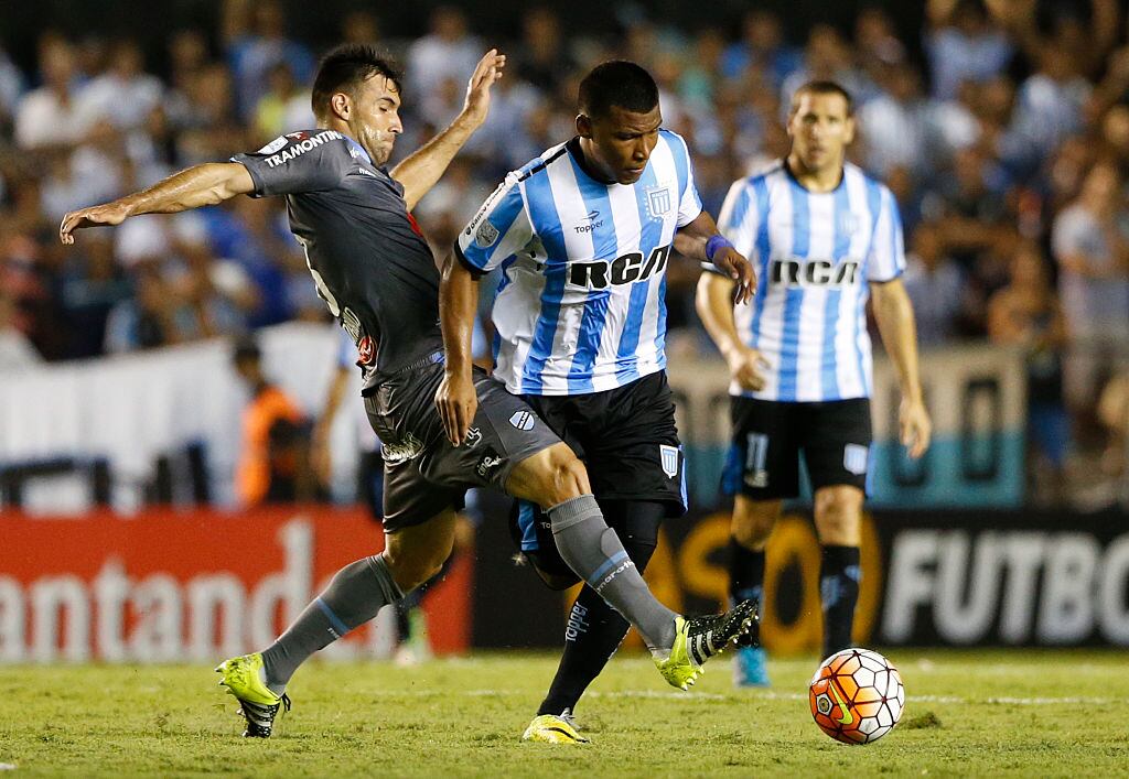 Roger Martínez en su primera etapa con Racing.