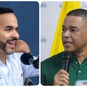 El presidente de la República, Abelardo De La Espriella, y el alcalde de Sincelejo, Yahir Acuña.