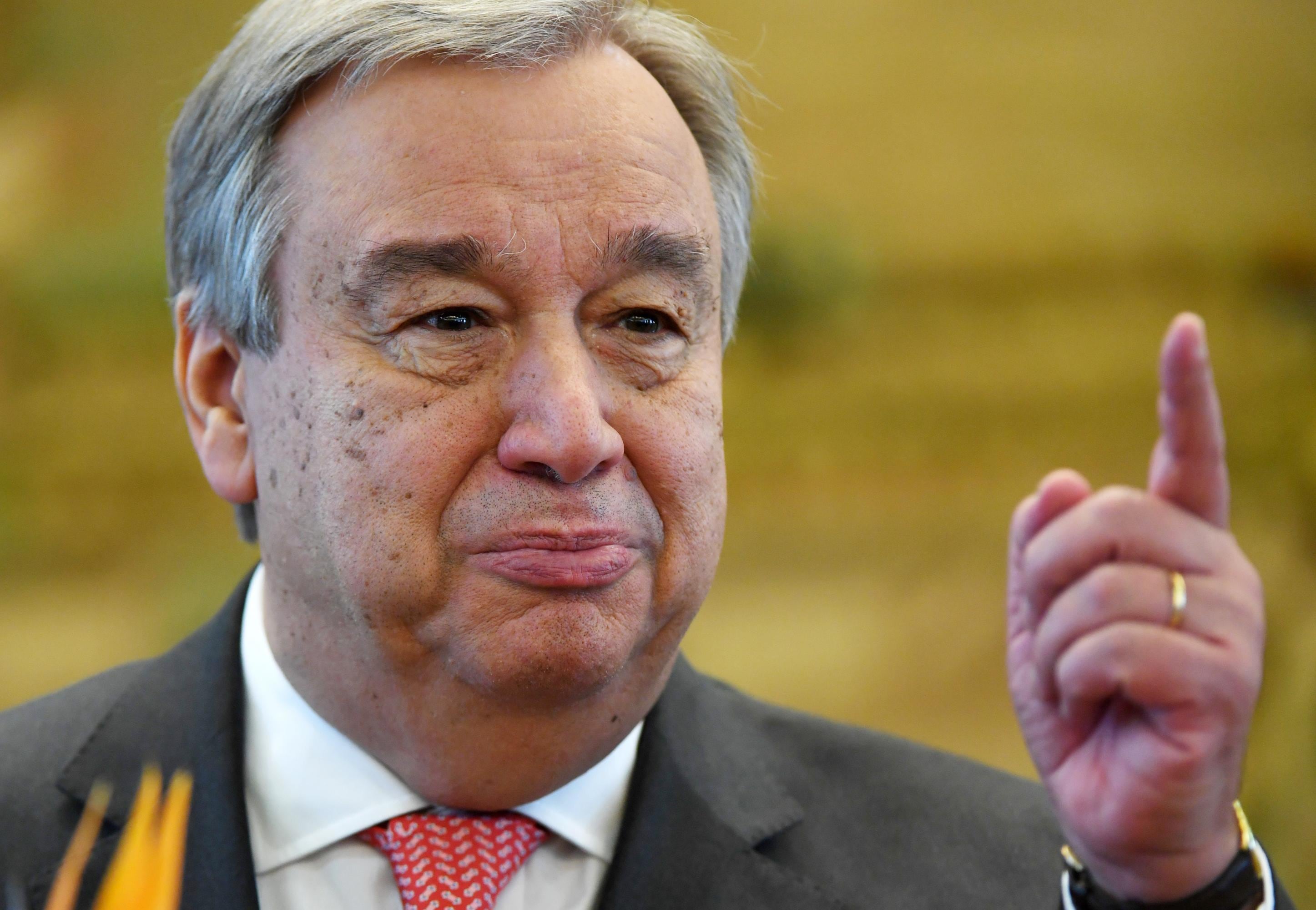 El secretario general de la ONU, Antonio Guterres.