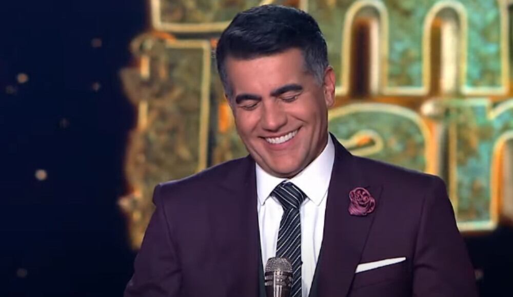 El presentador se reía de un apunte que hizo Amparo Grisales.