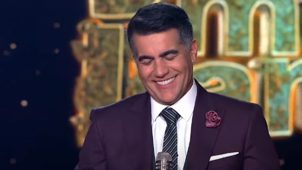 El presentador se reía de un apunte que hizo Amparo Grisales.