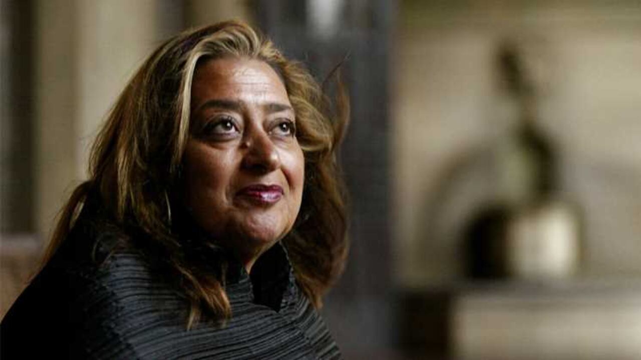 Zaha Hadid.