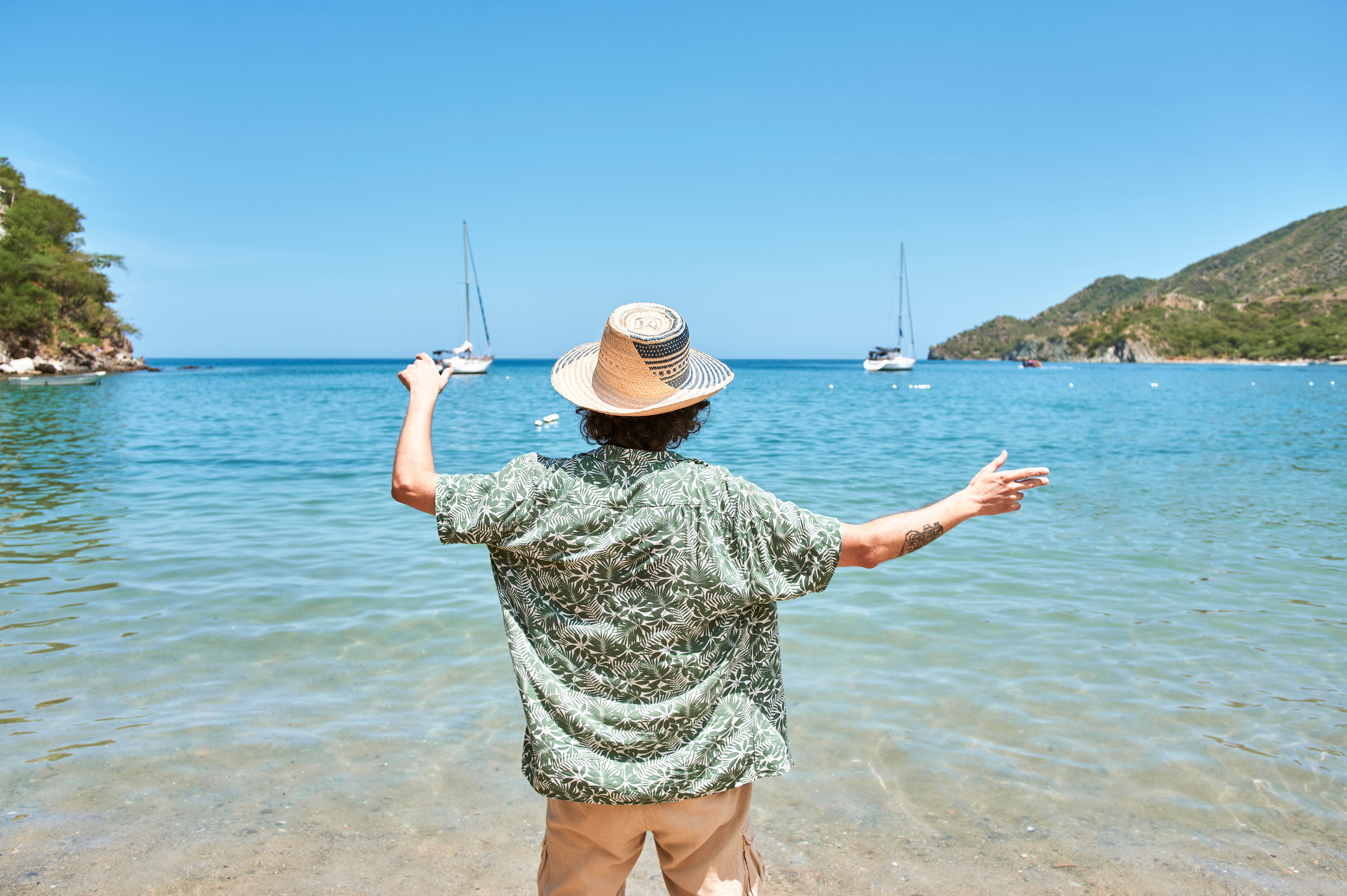 Turistas en Santa Marta, Colombia