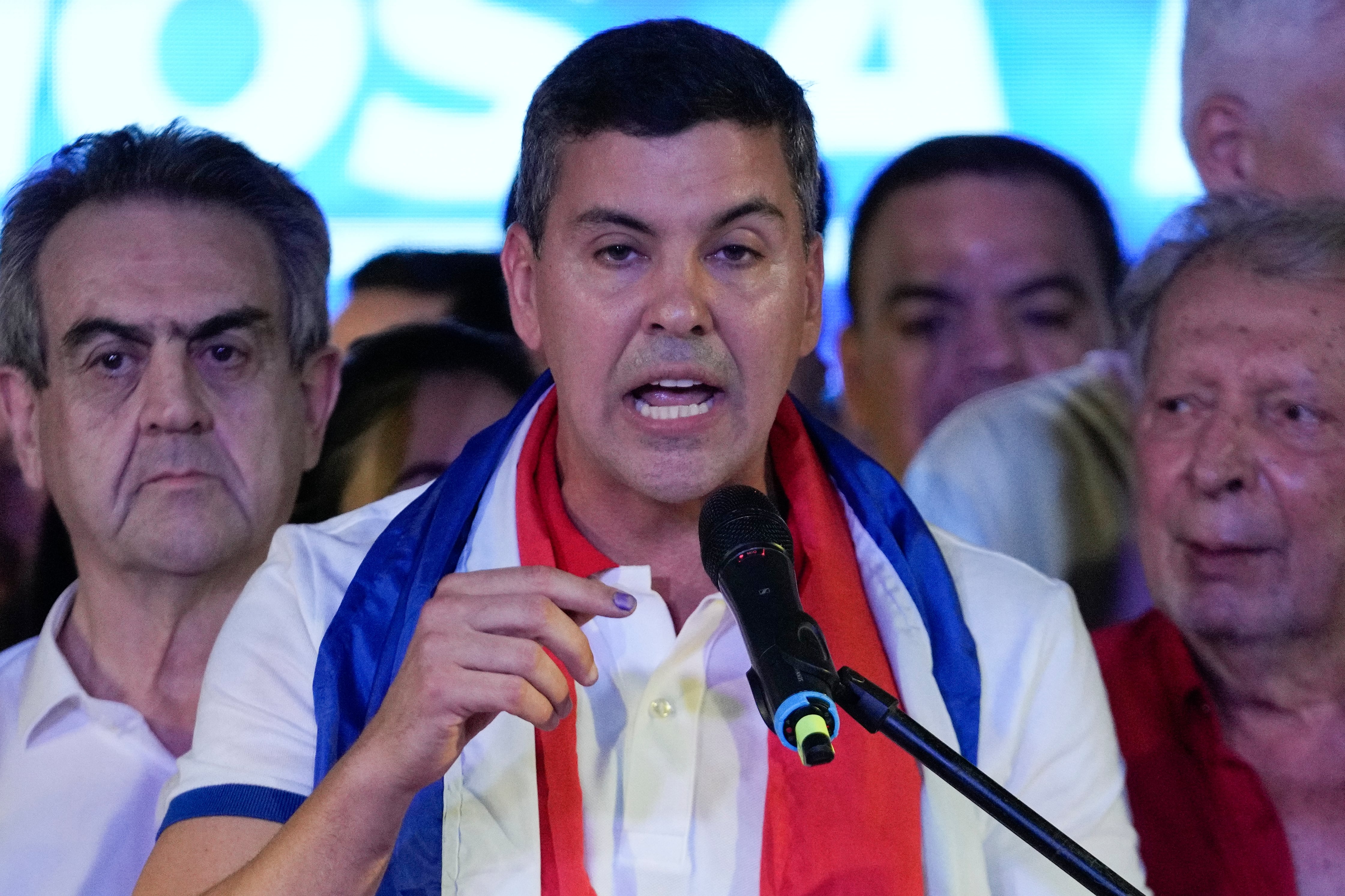 Santiago Peña, presidente de Paraguay (AP Photo/Jorge Saenz)