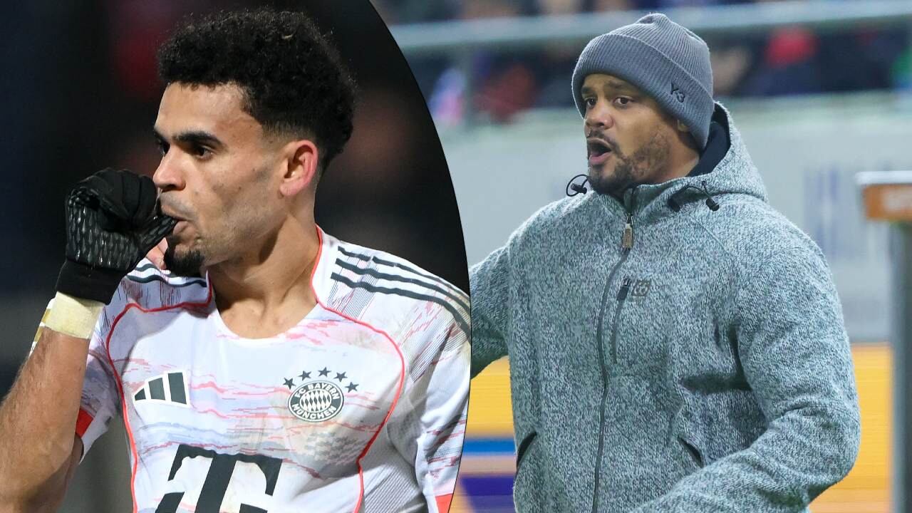 Luis Díaz y Vincent Kompany.