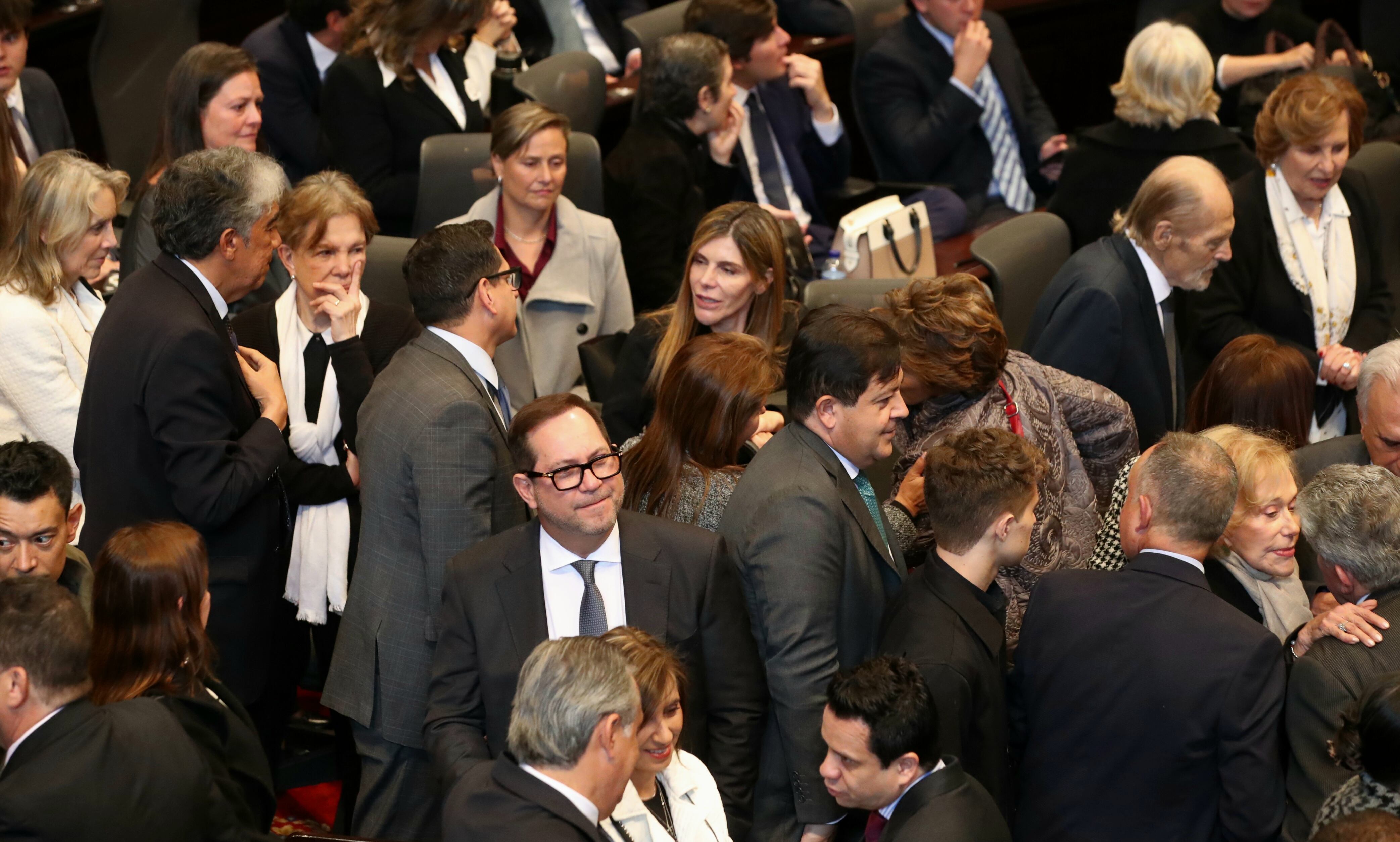 Honras funebres en el Capitolio Nacional del senador Miguel Uribe Turbay