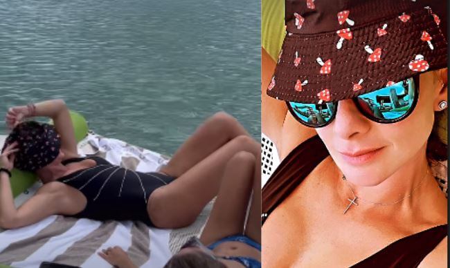 Carolina Cruz está disfrutando de un maravilloso paseo