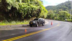 Accidente en la vía Bucaramanga - Cúcuta.