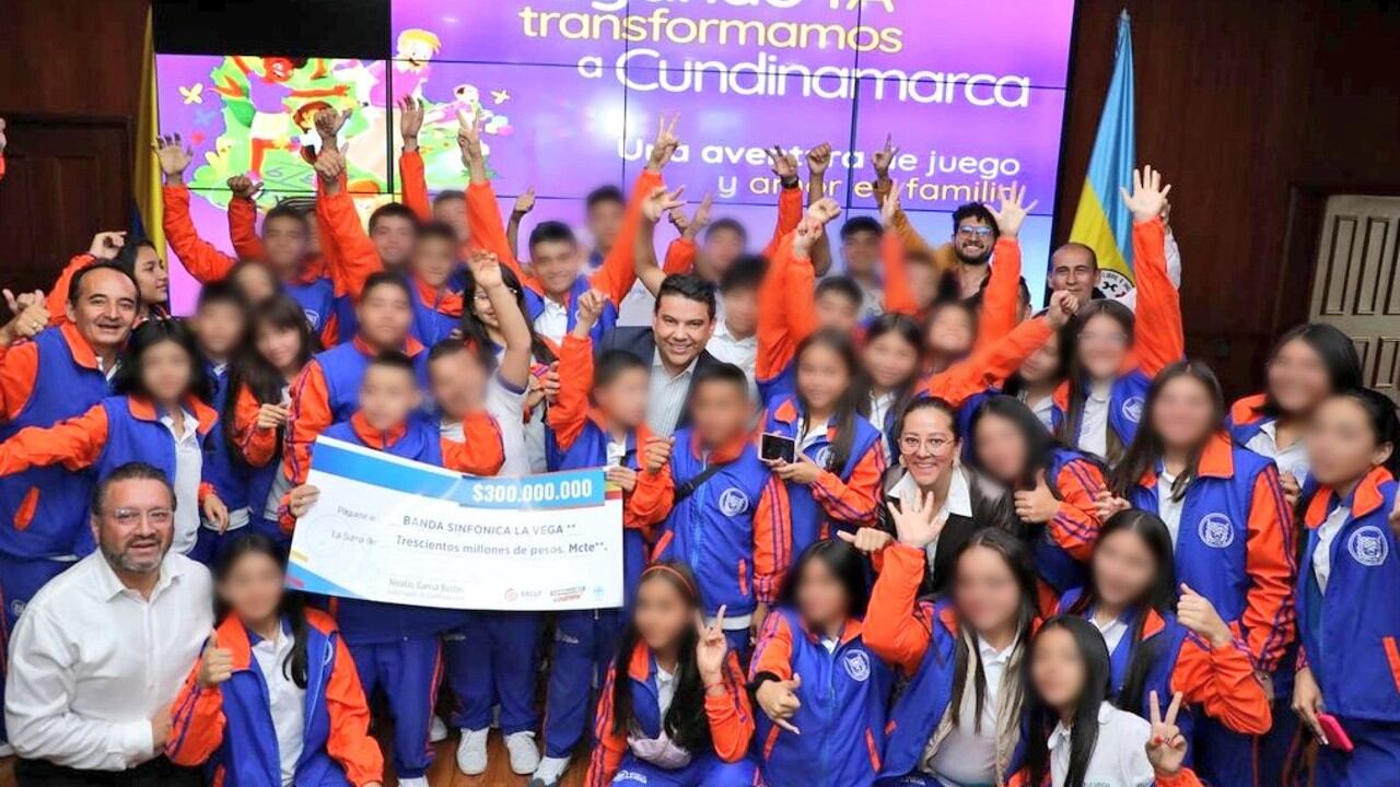 Son 43 niños y niñas que pertenecen a la banda sinfónica de La Vega