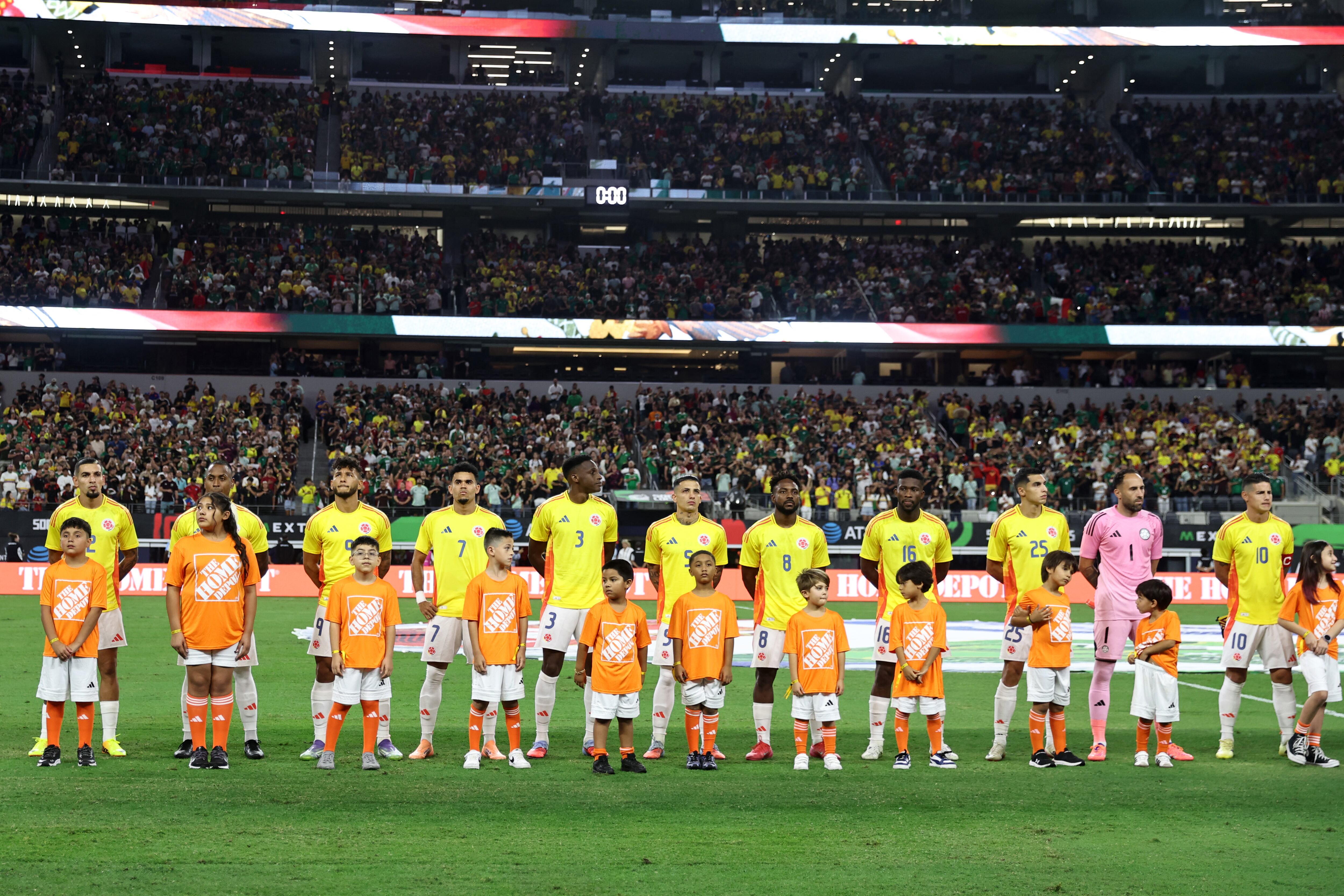 Nómina de la Selección Colombia que saltó a jugar el amistoso de octubre ante México